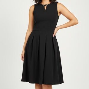 Chic Black Midi‎ Dress